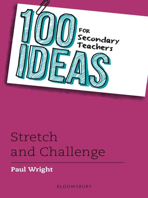 Title details for 100 Ideas for Secondary Teachers by Paul Wright - Available